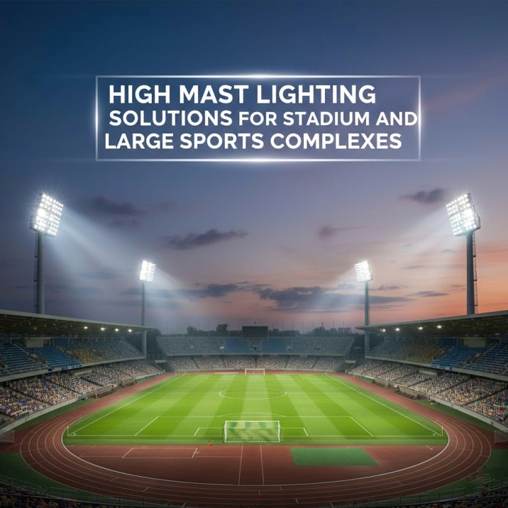 High Mast Lighting Solutions for Stadiums and Large Sports Complexes