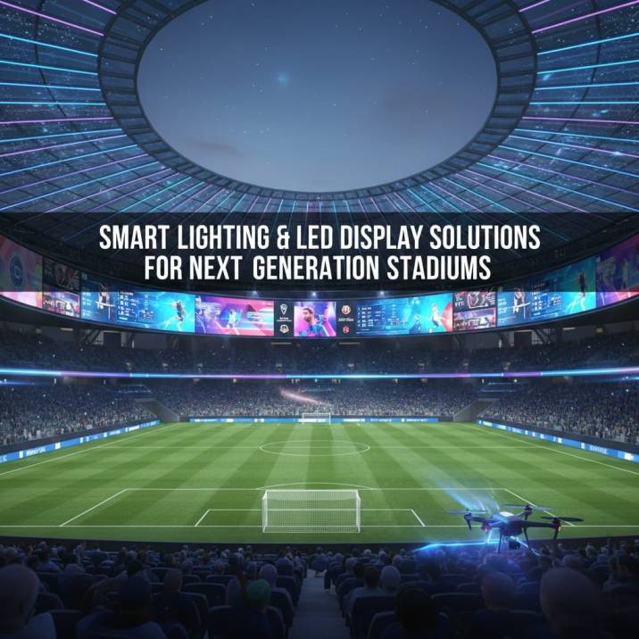Smart Lighting and LED Display Solutions for Next-Generation Stadiums