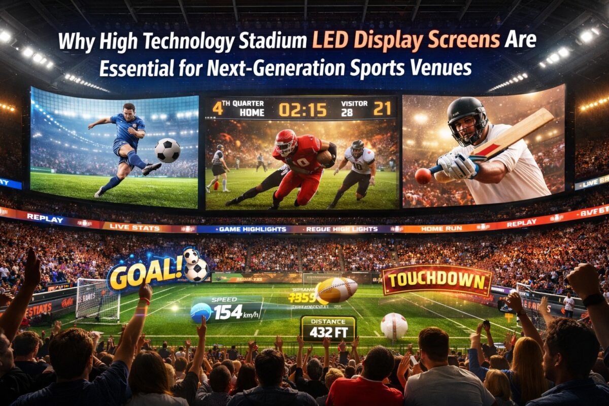 Why High Technology Stadium LED Display Screens Are Essential for Next-Generation Sports Venues