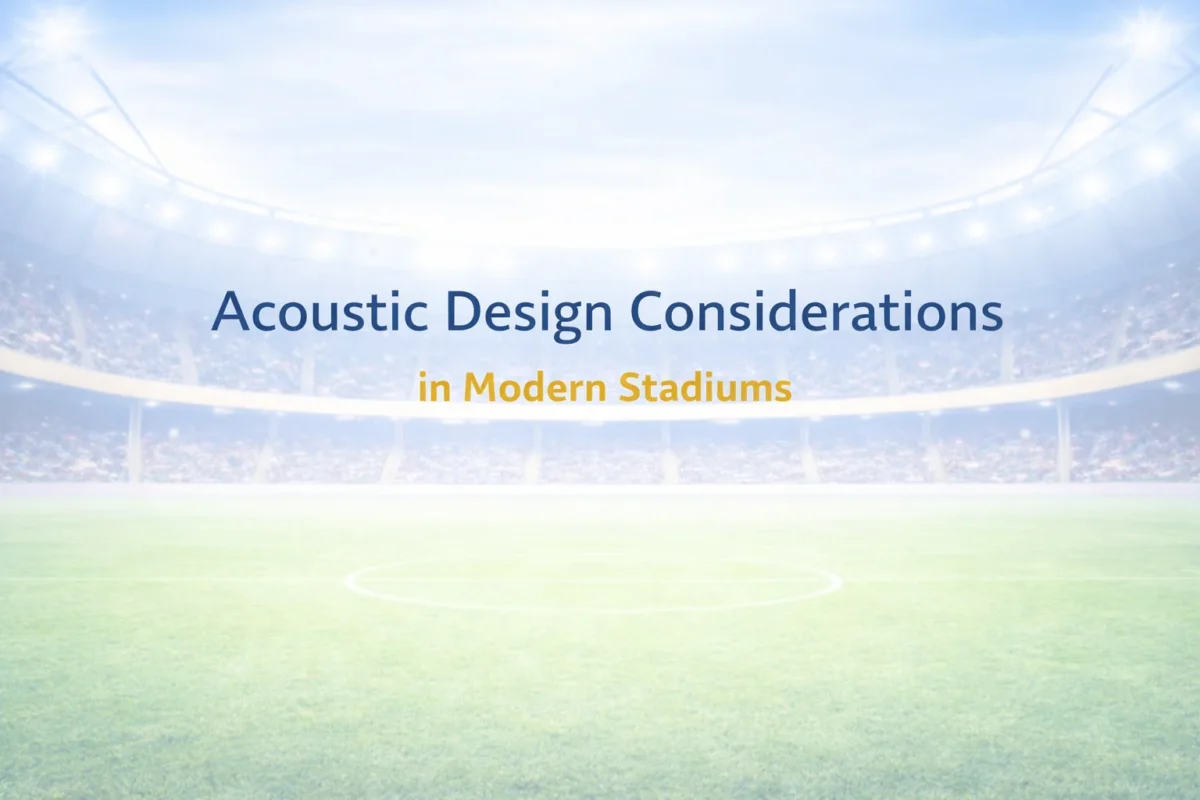 Acoustic Design Considerations in Modern Stadiums