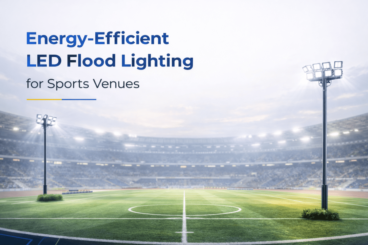 Energy-Efficient LED Flood Lighting for Sports Venues