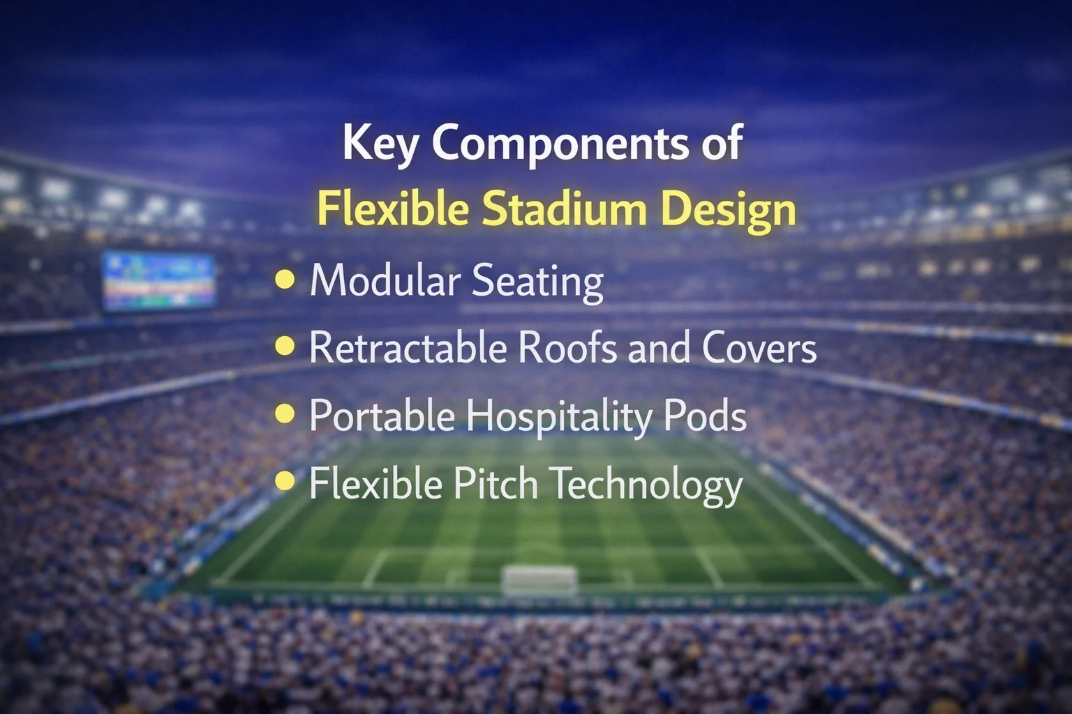 Key Components of Flexible Stadium Design