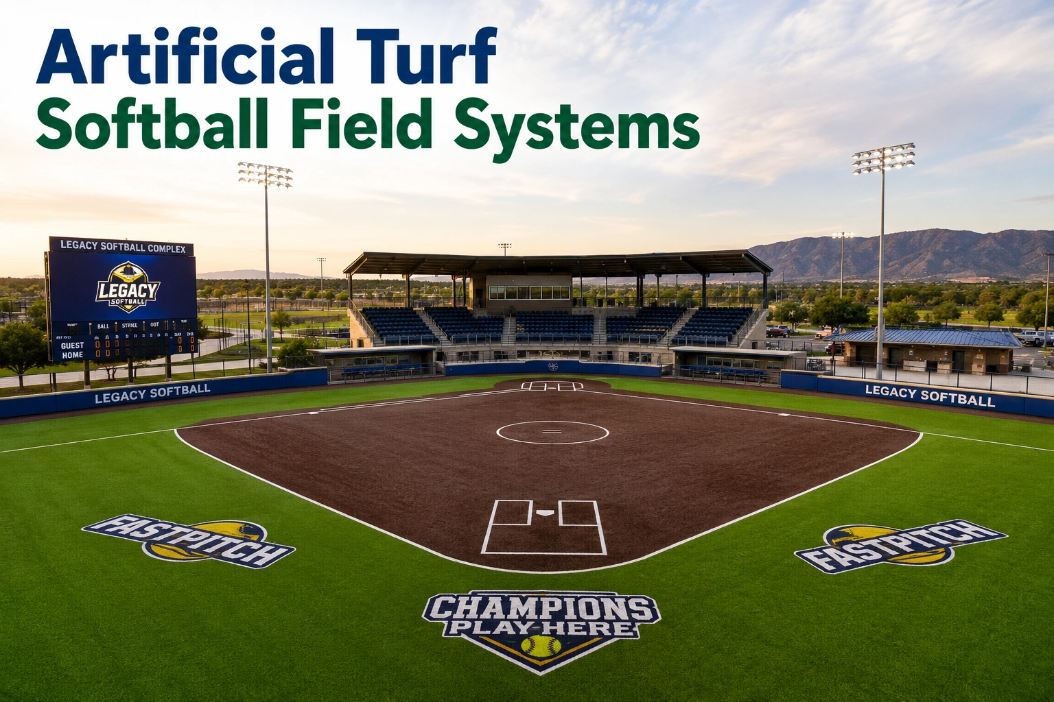 Artificial Turf Softball Field Systems
